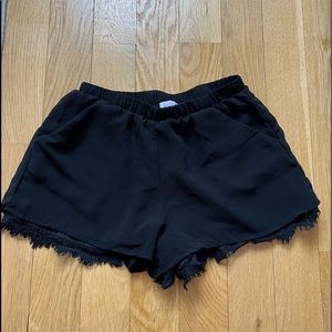 Socialite satin shorts
